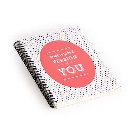Allyson Johnson Be The Best Version Of You Spiral Notebook