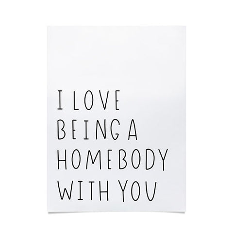 Allyson Johnson Being a homebody with you Poster