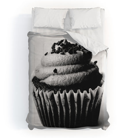 Allyson Johnson Black And White Cupcake Photograph Comforter