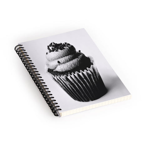 Allyson Johnson Black And White Cupcake Photograph Spiral Notebook