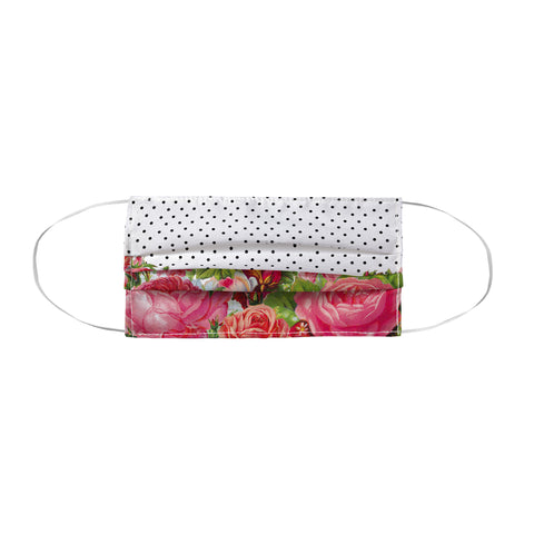 Allyson Johnson Bold Floral And Dots Face Mask