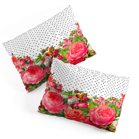 Allyson Johnson Bold Floral And Dots Pillow Shams