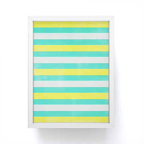Allyson Johnson Bright Stripes Framed Mini Art Print