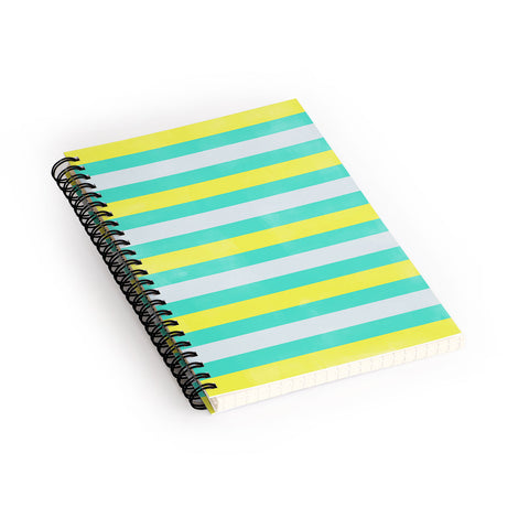 Allyson Johnson Bright Stripes Spiral Notebook