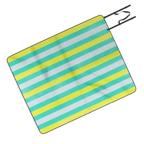 Allyson Johnson Bright Stripes Picnic Blanket