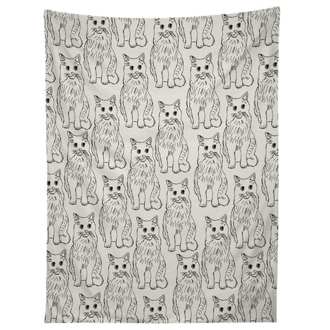 Allyson Johnson Cat Obsession Tapestry