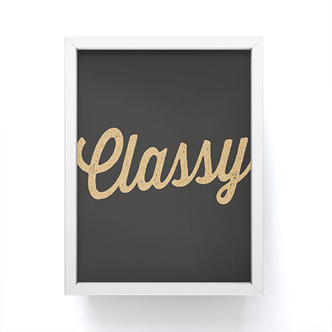 Allyson Johnson Classy And Glittering Framed Mini Art Print