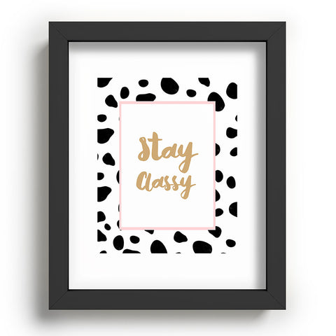 Allyson Johnson Classy Dots Recessed Framing Rectangle