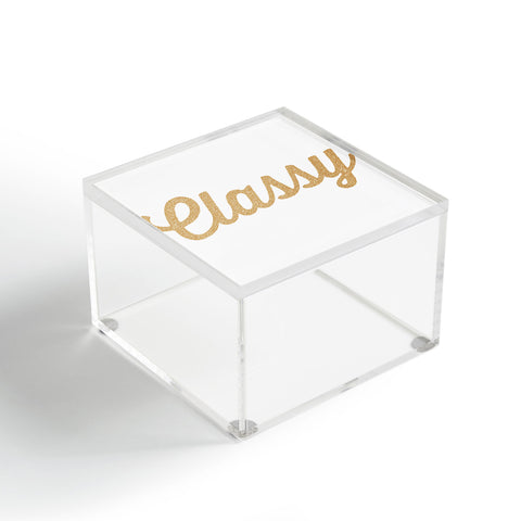 Allyson Johnson Classy White Acrylic Box