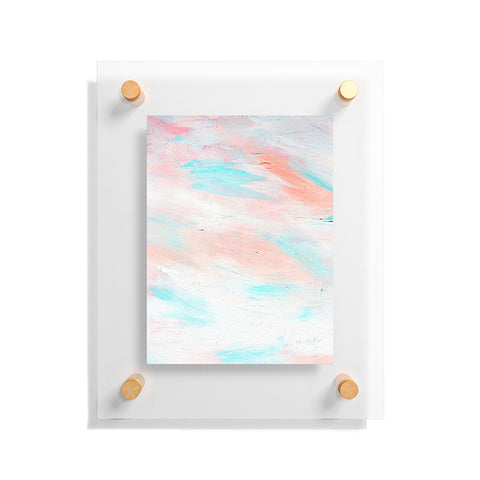 Allyson Johnson Coral Abstract Floating Acrylic Print