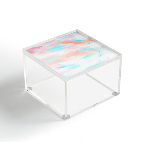 Allyson Johnson Coral Abstract Acrylic Box