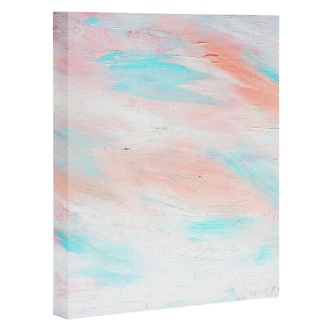 Allyson Johnson Coral Abstract Art Canvas