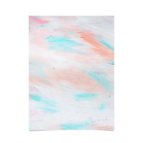 Allyson Johnson Coral Abstract Poster
