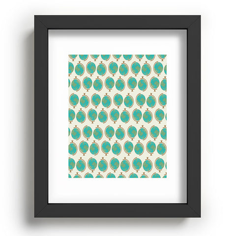 Allyson Johnson Cute Little Globes Recessed Framing Rectangle