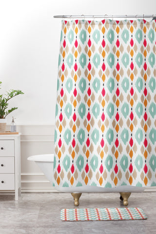 Allyson Johnson Dainty Chic Shower Curtain And Mat