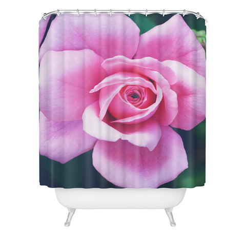 Allyson Johnson Darling Pink Rose Shower Curtain