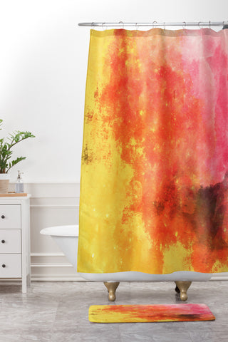 Allyson Johnson Early Sunset Shower Curtain And Mat