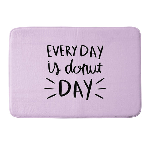 Allyson Johnson Every Day Is Donut Day Memory Foam Bath Mat
