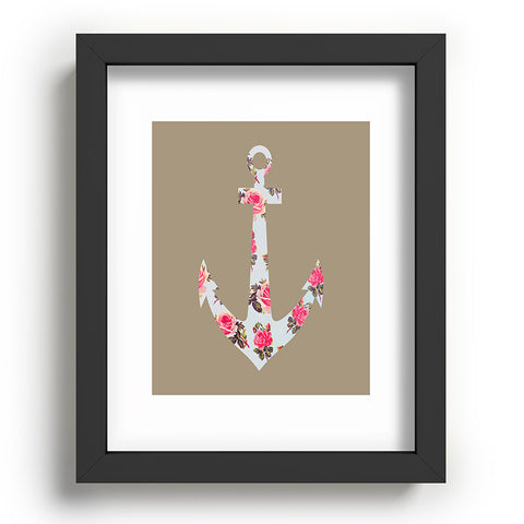Allyson Johnson Floral Anchor Recessed Framing Rectangle