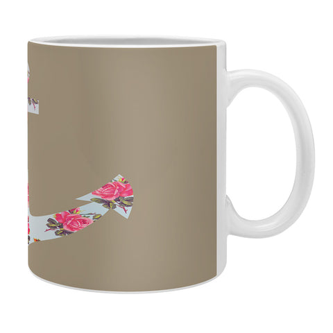 Allyson Johnson Floral Anchor Coffee Mug