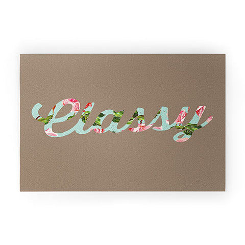 Allyson Johnson Floral Classy Welcome Mat