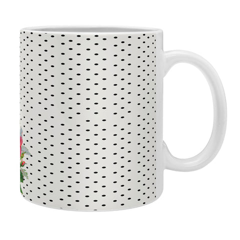 Allyson Johnson Floral Polka Dots Coffee Mug