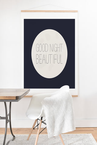 Allyson Johnson Good Night Beautiful Art Print And Hanger