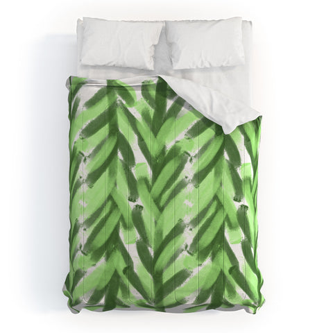 Allyson Johnson Greenery Forest Comforter