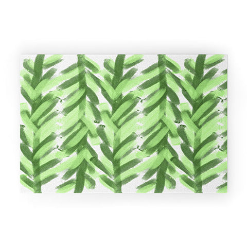 Allyson Johnson Greenery Forest Welcome Mat