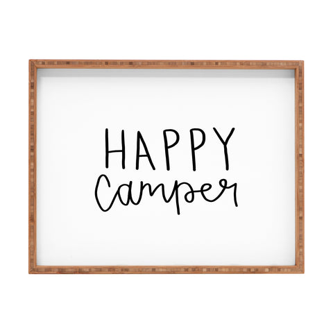 Allyson Johnson Happy Camper Rectangular Tray