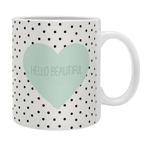 Allyson Johnson Hello Beautiful Heart Coffee Mug