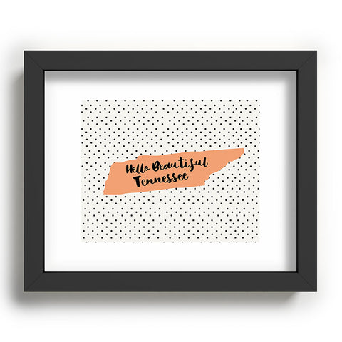 Allyson Johnson Hello Beautiful Tennessee Recessed Framing Rectangle