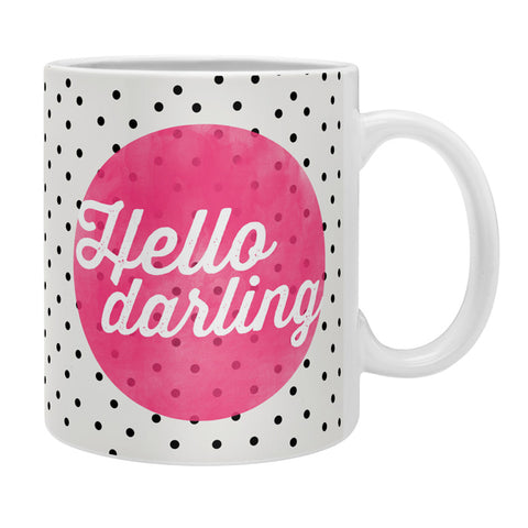 Allyson Johnson Hello Darling Dots Coffee Mug