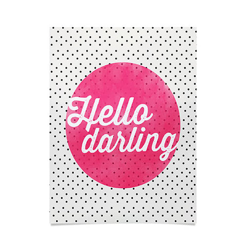 Allyson Johnson Hello Darling Dots Poster