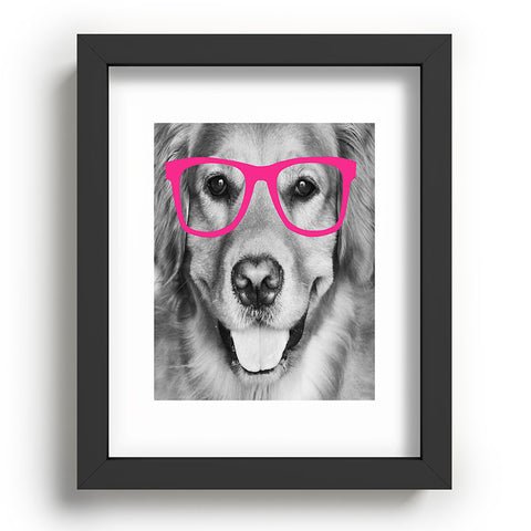 Allyson Johnson Hippest dog pink Recessed Framing Rectangle