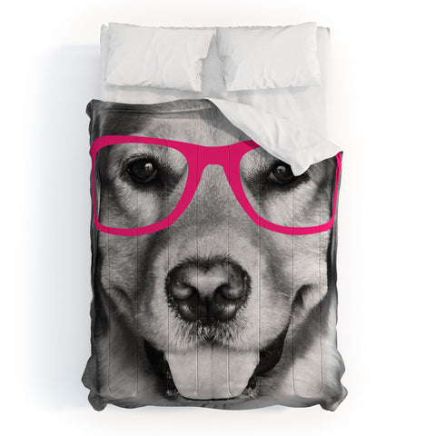 Allyson Johnson Hippest dog pink Comforter