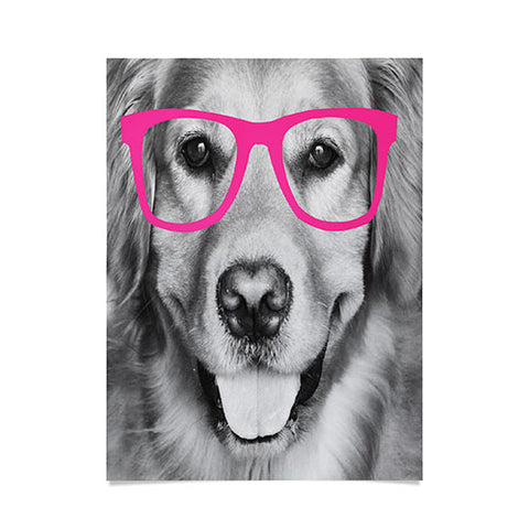 Allyson Johnson Hippest dog pink Poster