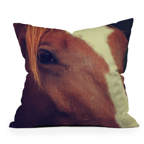 Allyson Johnson Horse Sense 2 Throw Pillow
