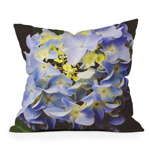 Allyson Johnson Hydrangea Flower Throw Pillow