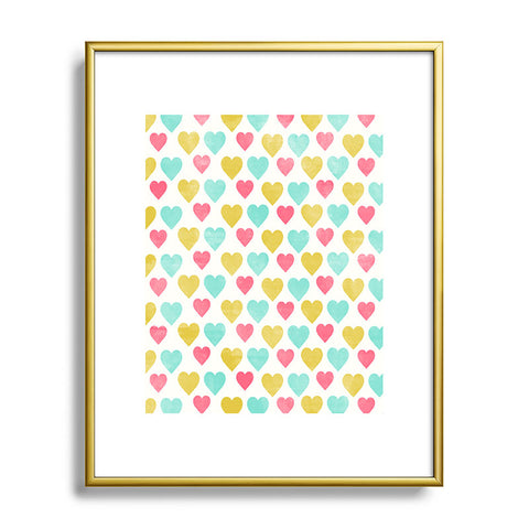 Allyson Johnson I Love You With All My Heart Metal Framed Art Print