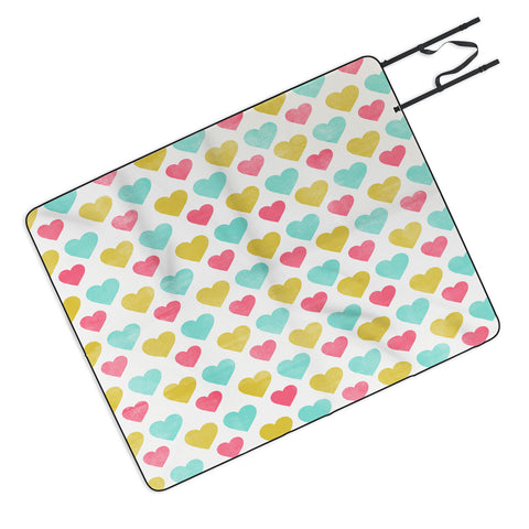 Allyson Johnson I Love You With All My Heart Picnic Blanket