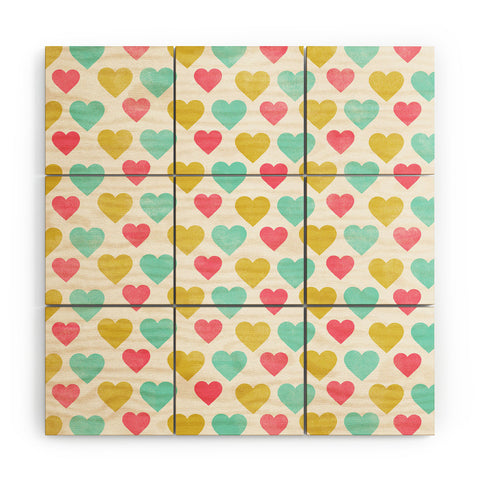 Allyson Johnson I Love You With All My Heart Wood Wall Mural
