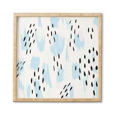 Allyson Johnson Lacey Bold Abstract Framed Wall Art