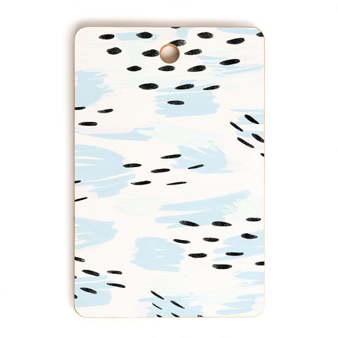 Allyson Johnson Lacey Bold Abstract Cutting Board Rectangle