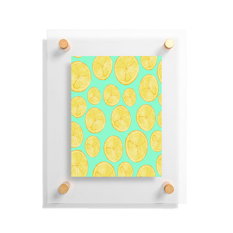 Allyson Johnson Lemons Floating Acrylic Print