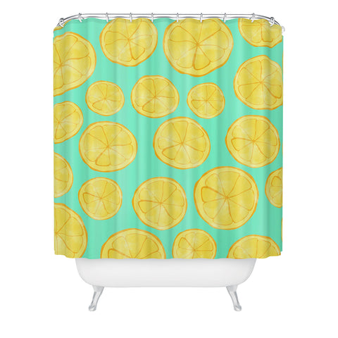 Allyson Johnson Lemons Shower Curtain