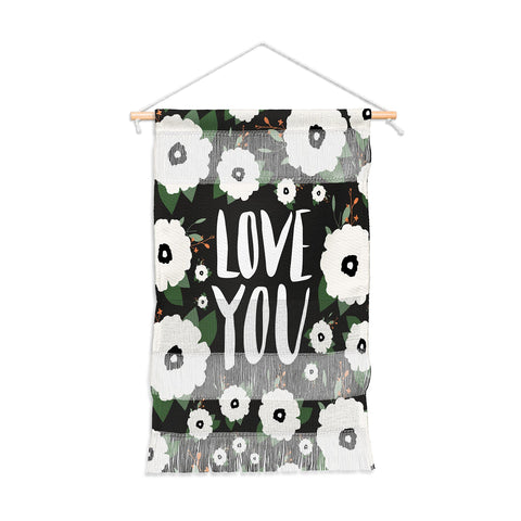 Allyson Johnson Love you floral Wall Hanging Portrait