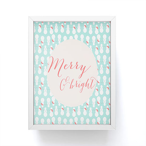 Allyson Johnson Merry And Bright Framed Mini Art Print