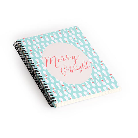 Allyson Johnson Merry And Bright Spiral Notebook