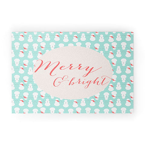 Allyson Johnson Merry And Bright Welcome Mat